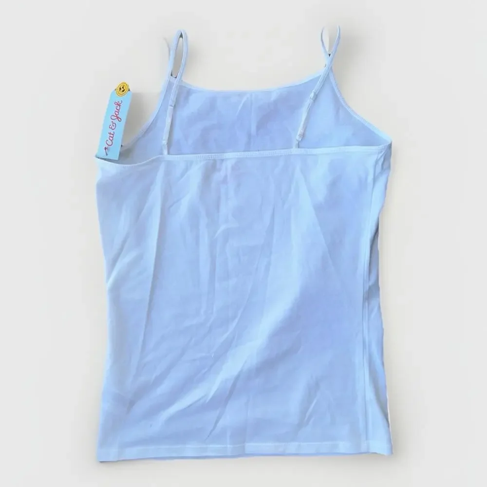 NEW Cat & Jack Girls Tank Tops Size XL (14/16) Spaghetti Strap Lot of 3 B/W - Picture 5 of 6